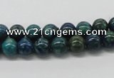 CCS71 15.5 inches 12mm round dyed chrysocolla gemstone beads