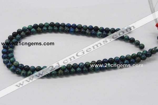 CCS71 15.5 inches 12mm round dyed chrysocolla gemstone beads