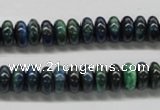 CCS73 15.5 inches 5*8mm rondelle dyed chrysocolla gemstone beads