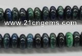 CCS74 15.5 inches 6*10mm rondelle dyed chrysocolla gemstone beads