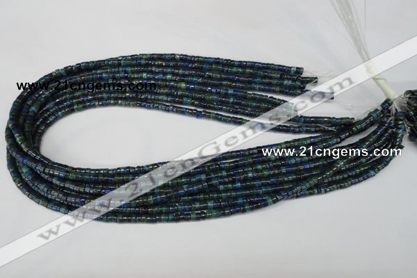 CCS75 15.5 inches 2*4mm heishi dyed chrysocolla gemstone beads