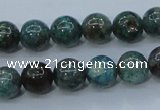 CCS752 15 inches 8mm round chrysocolla gemstone beads wholesale
