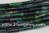 CCS77 15.5 inches 4*13mm tube dyed chrysocolla gemstone beads