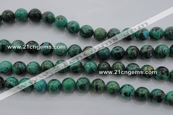 CCS802 15.5 inches 8mm round natural Chinese chrysocolla beads