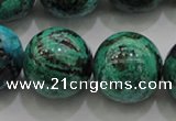 CCS806 15.5 inches 16mm round natural Chinese chrysocolla beads