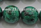 CCS808 15.5 inches 20mm round natural Chinese chrysocolla beads