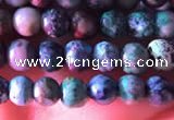 CCS850 15.5 inches 4mm round natural chrysocolla beads wholesale