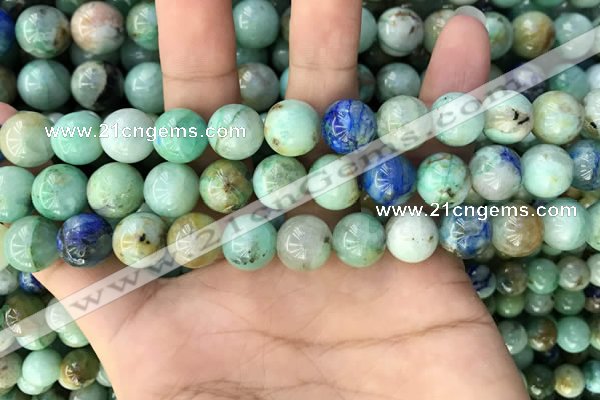 CCS868 15.5 inches 12mm round chrysocolla gemstone beads