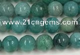 CCS873 15.5 inches 5mm round natural chrysocolla gemstone beads