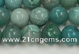 CCS874 15.5 inches 6mm round natural chrysocolla gemstone beads