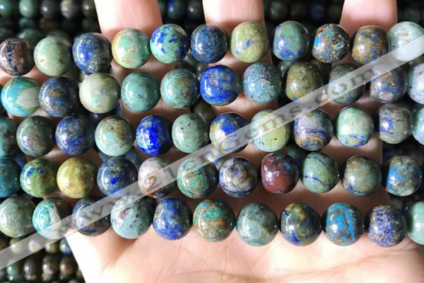 CCS878 15.5 inches 10mm round natural chrysocolla beads wholesale