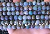 CCS889 15 inches 8mm round natural chrysocolla beads wholesale