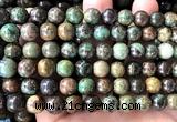 CCS947 15 inches 8mm round chrysocolla beads wholesale