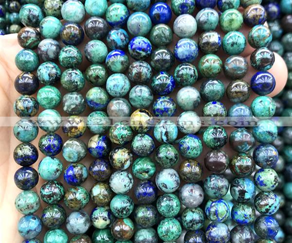 CCS951 15 inches 8mm round chrysocolla gemstone beads