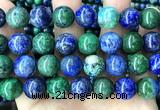 CCS969 15 inches 12mm round chrysocolla gemstone beads