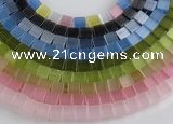 CCT11 Different color 6mm cube-shaped cats eye beads Wholesale