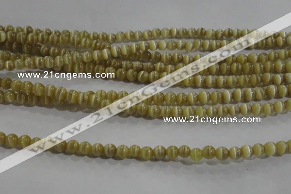 CCT1147 15 inches 3mm round tiny cats eye beads wholesale