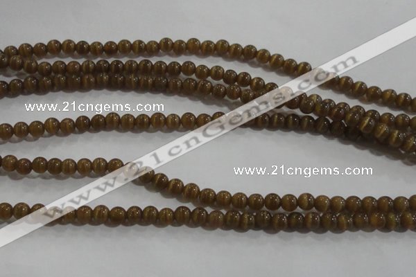 CCT1150 15 inches 3mm round tiny cats eye beads wholesale