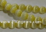 CCT1207 15 inches 4mm round cats eye beads wholesale