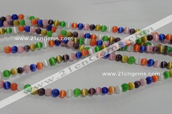 CCT1214 15 inches 4mm round cats eye beads wholesale