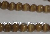 CCT1216 15 inches 4mm round cats eye beads wholesale