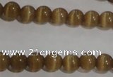 CCT1216 15 inches 4mm round cats eye beads wholesale