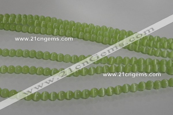 CCT1221 15 inches 4mm round cats eye beads wholesale