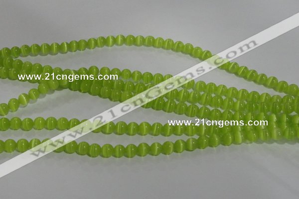 CCT1222 15 inches 4mm round cats eye beads wholesale