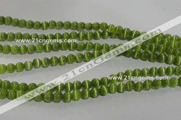 CCT1223 15 inches 4mm round cats eye beads wholesale