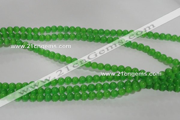 CCT1225 15 inches 4mm round cats eye beads wholesale