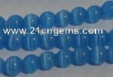 CCT1228 15 inches 4mm round cats eye beads wholesale