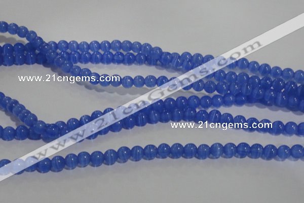 CCT1230 15 inches 4mm round cats eye beads wholesale