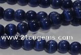 CCT1232 15 inches 4mm round cats eye beads wholesale