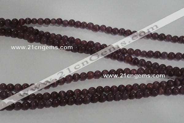 CCT1238 15 inches 4mm round cats eye beads wholesale