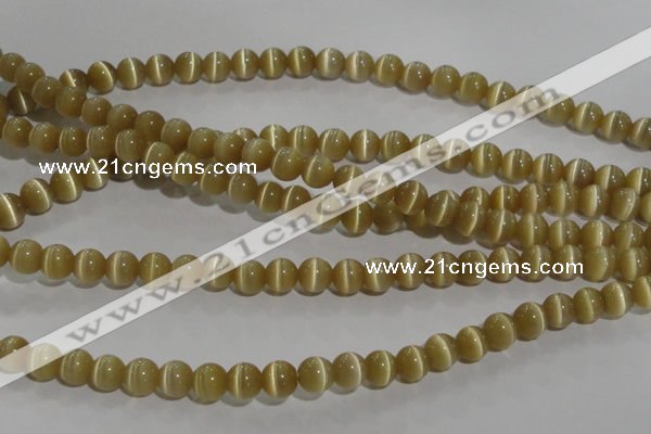 CCT1278 15 inches 5mm round cats eye beads wholesale