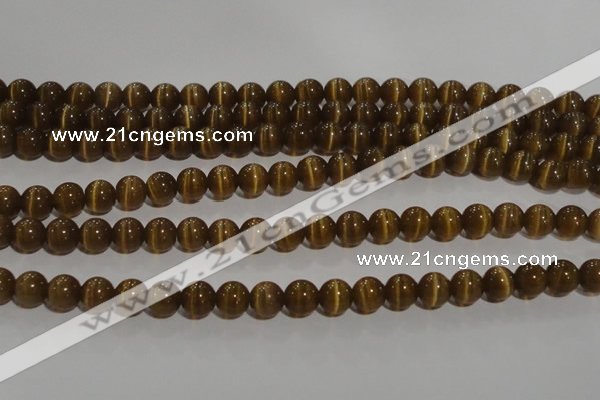 CCT1279 15 inches 5mm round cats eye beads wholesale