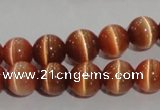 CCT1280 15 inches 5mm round cats eye beads wholesale