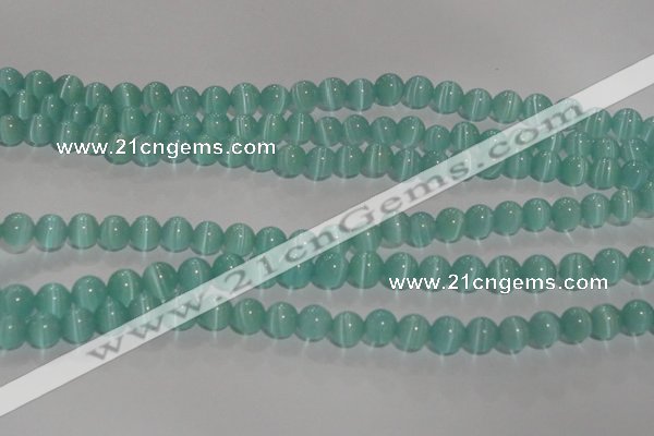 CCT1285 15 inches 5mm round cats eye beads wholesale