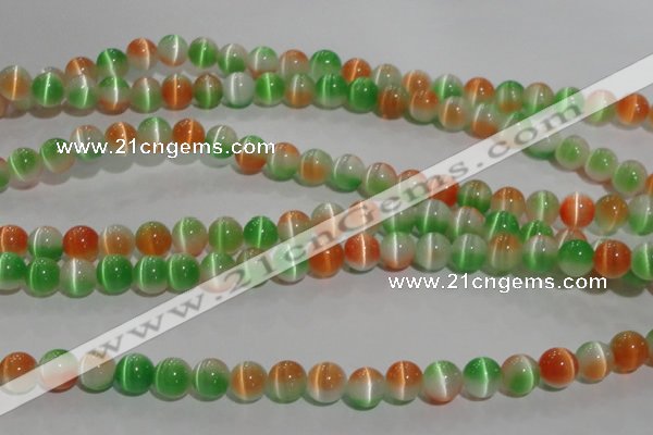 CCT1292 15 inches 5mm round cats eye beads wholesale