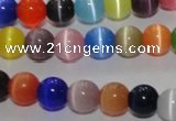 CCT1294 15 inches 5mm round cats eye beads wholesale