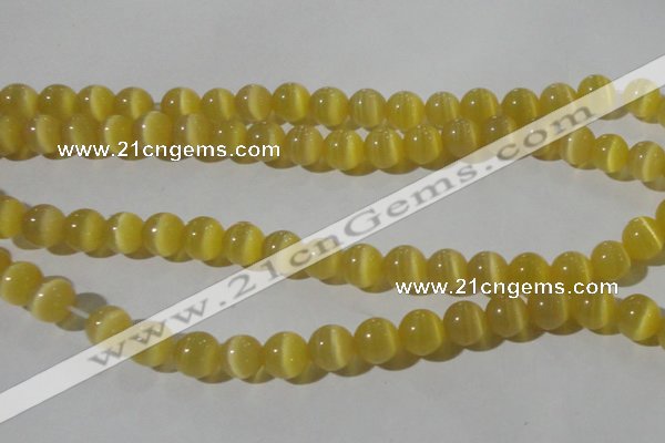 CCT1326 15 inches 6mm round cats eye beads wholesale