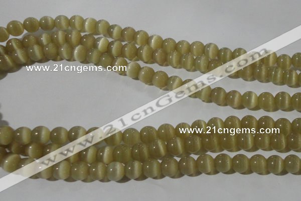 CCT1329 15 inches 6mm round cats eye beads wholesale