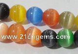 CCT1343 15 inches 6mm round cats eye beads wholesale