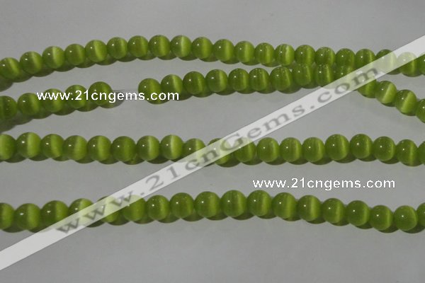 CCT1347 15 inches 6mm round cats eye beads wholesale