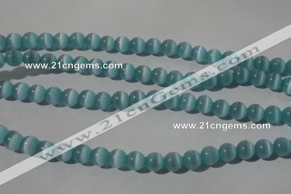 CCT1348 15 inches 6mm round cats eye beads wholesale