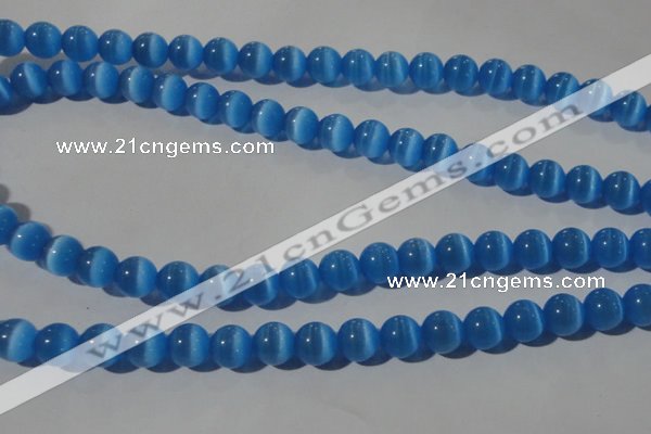 CCT1351 15 inches 6mm round cats eye beads wholesale