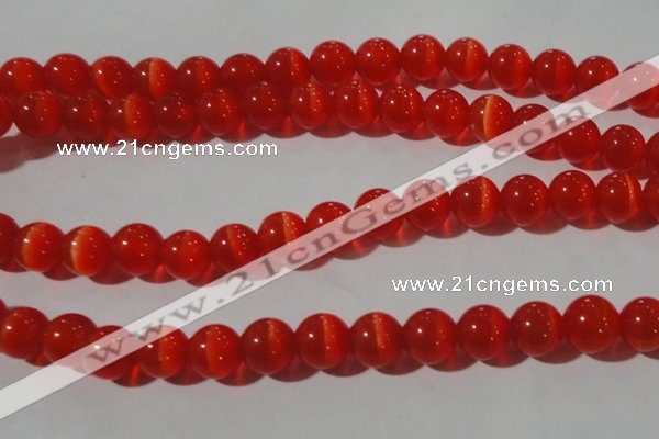 CCT1373 15 inches 7mm round cats eye beads wholesale