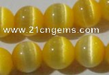 CCT1375 15 inches 7mm round cats eye beads wholesale