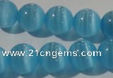 CCT1383 15 inches 7mm round cats eye beads wholesale