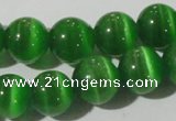 CCT1392 15 inches 7mm round cats eye beads wholesale